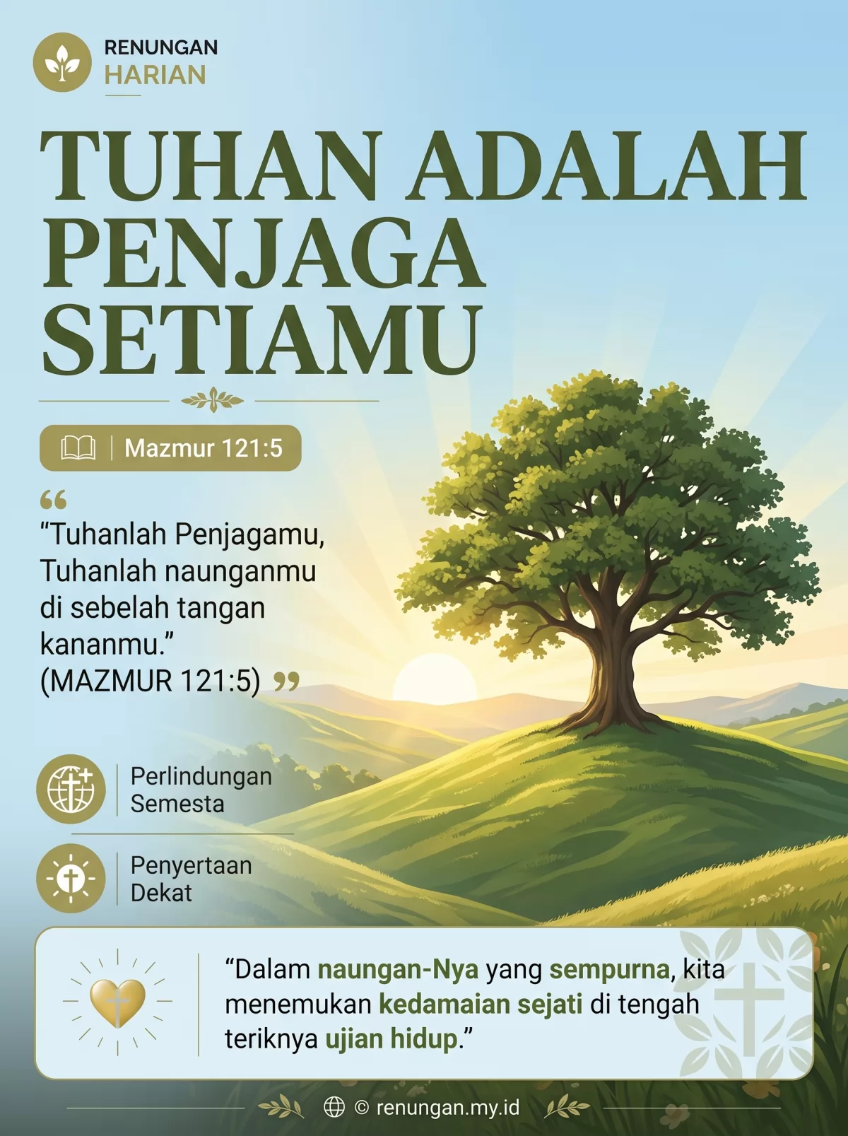 TUHAN ADALAH PENJAGA SETIAMU