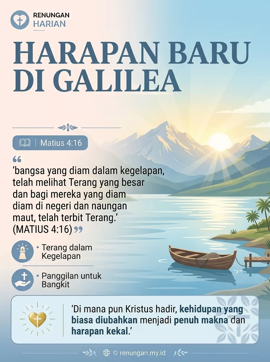 HARAPAN BARU DI GALILEA
