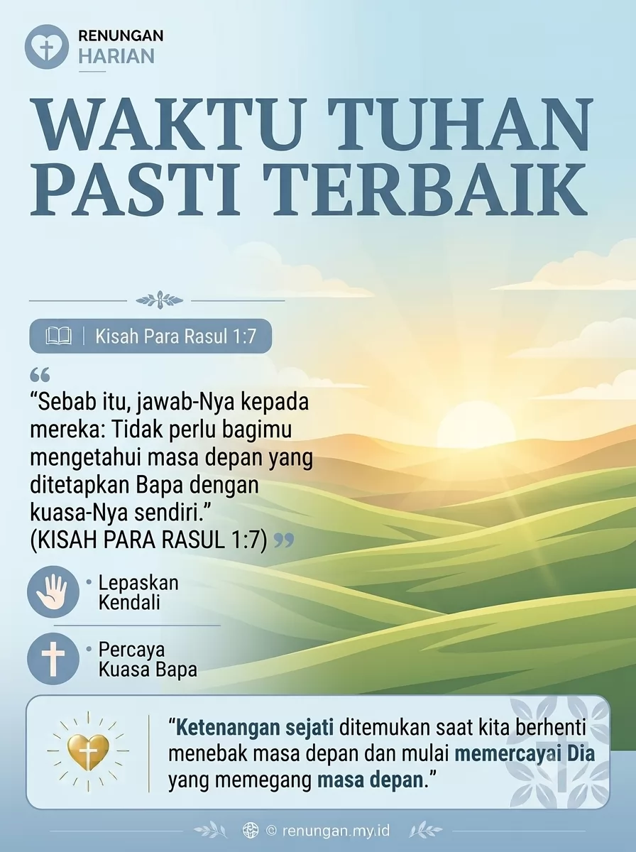 WAKTU TUHAN PASTI TERBAIK