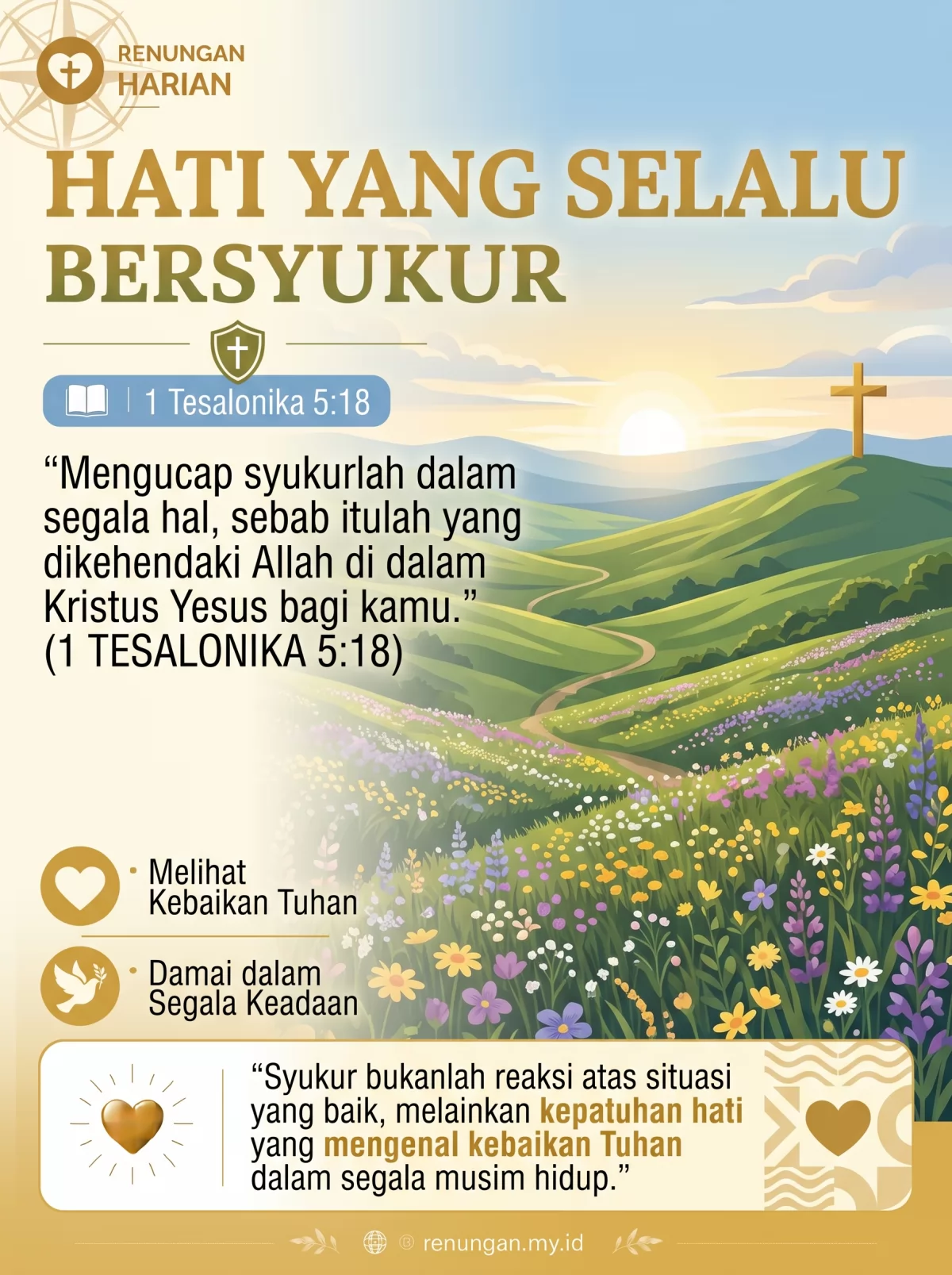 HATI YANG SELALU BERSYUKUR