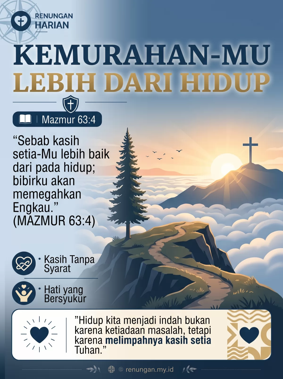 KEMURAHAN-MU LEBIH DARI HIDUP