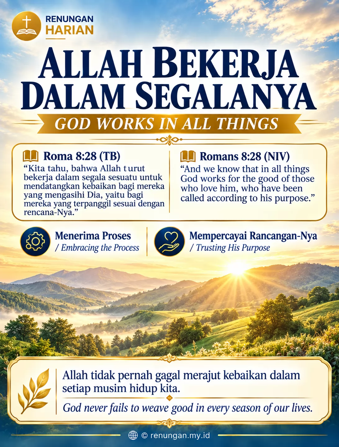 GOD WORKS IN ALL THINGS