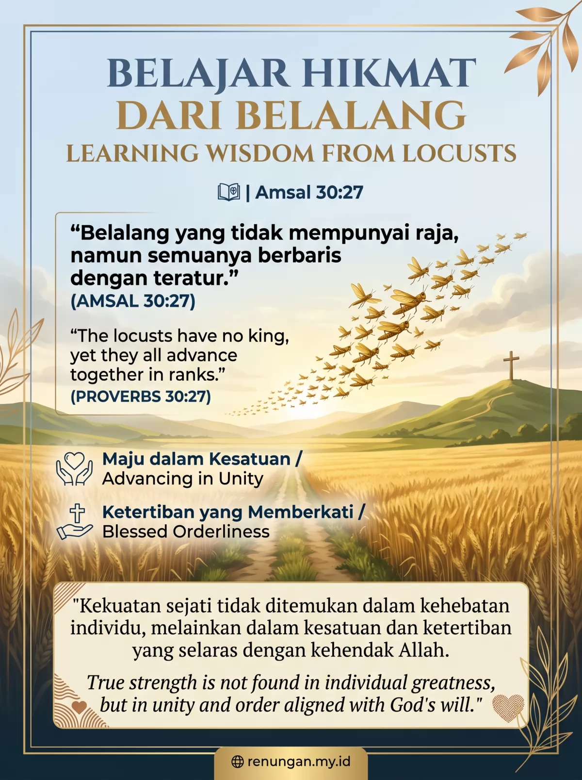 BELAJAR HIKMAT DARI BELALANG