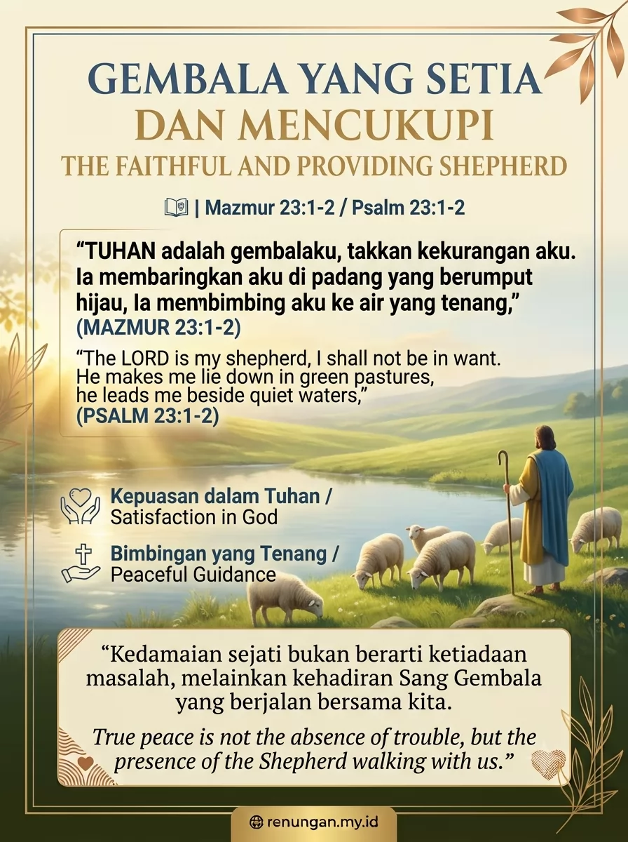 GEMBALA YANG SETIA DAN MENCUKUPI
